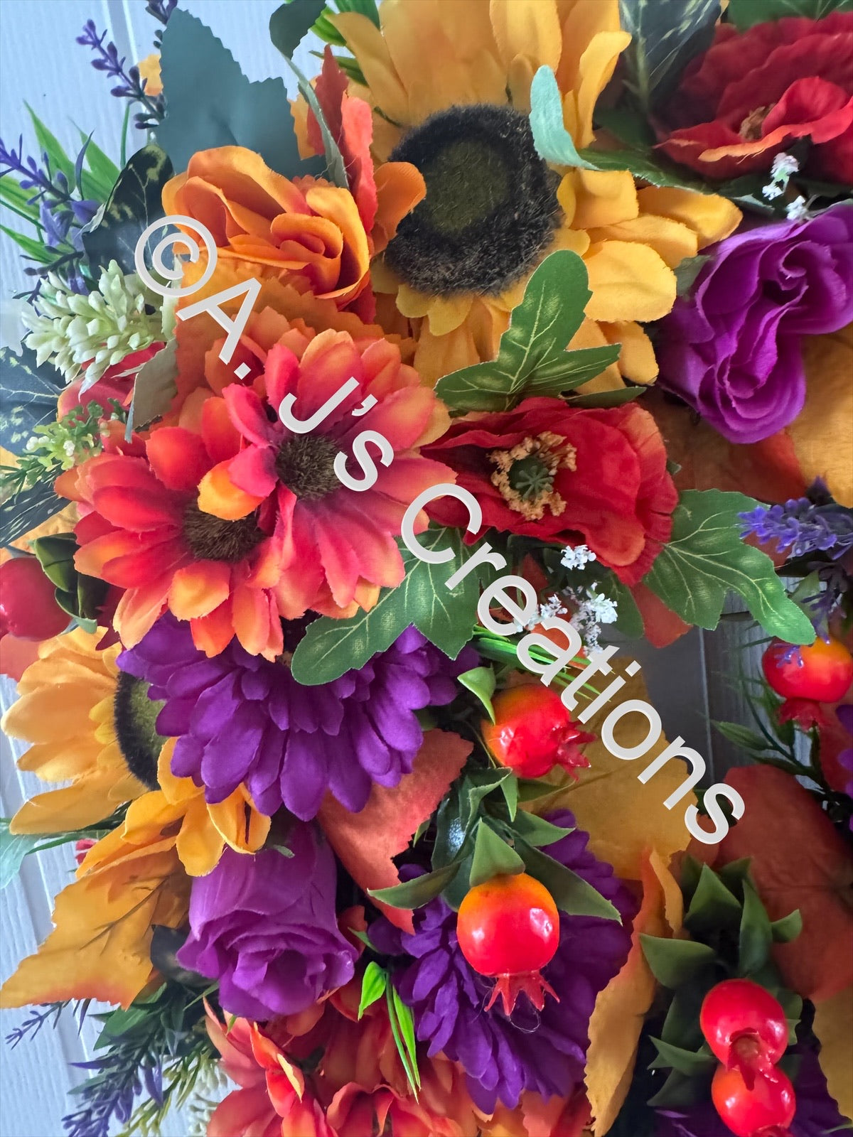Sunflower Wreath