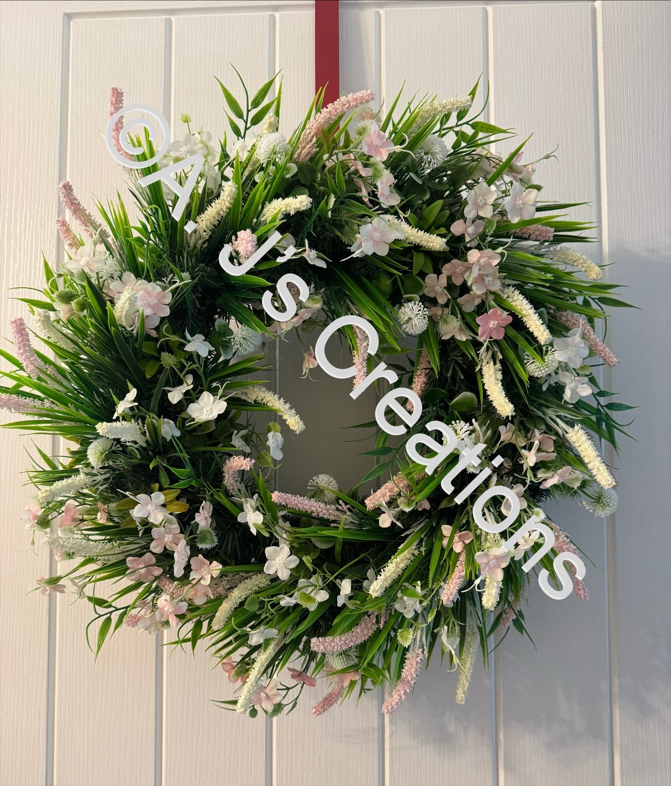Seeded Lavender Wreath