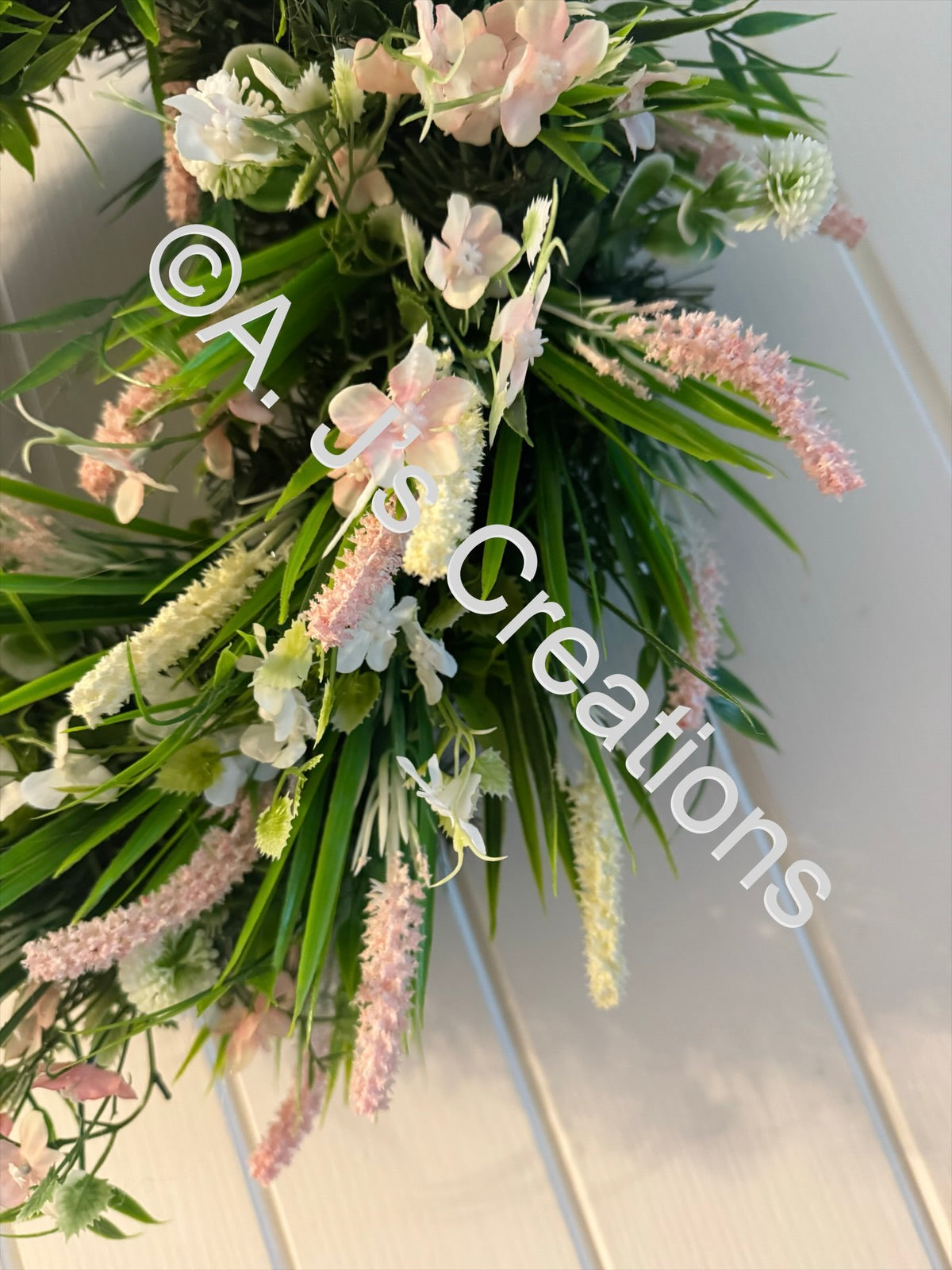 Seeded Lavender Wreath