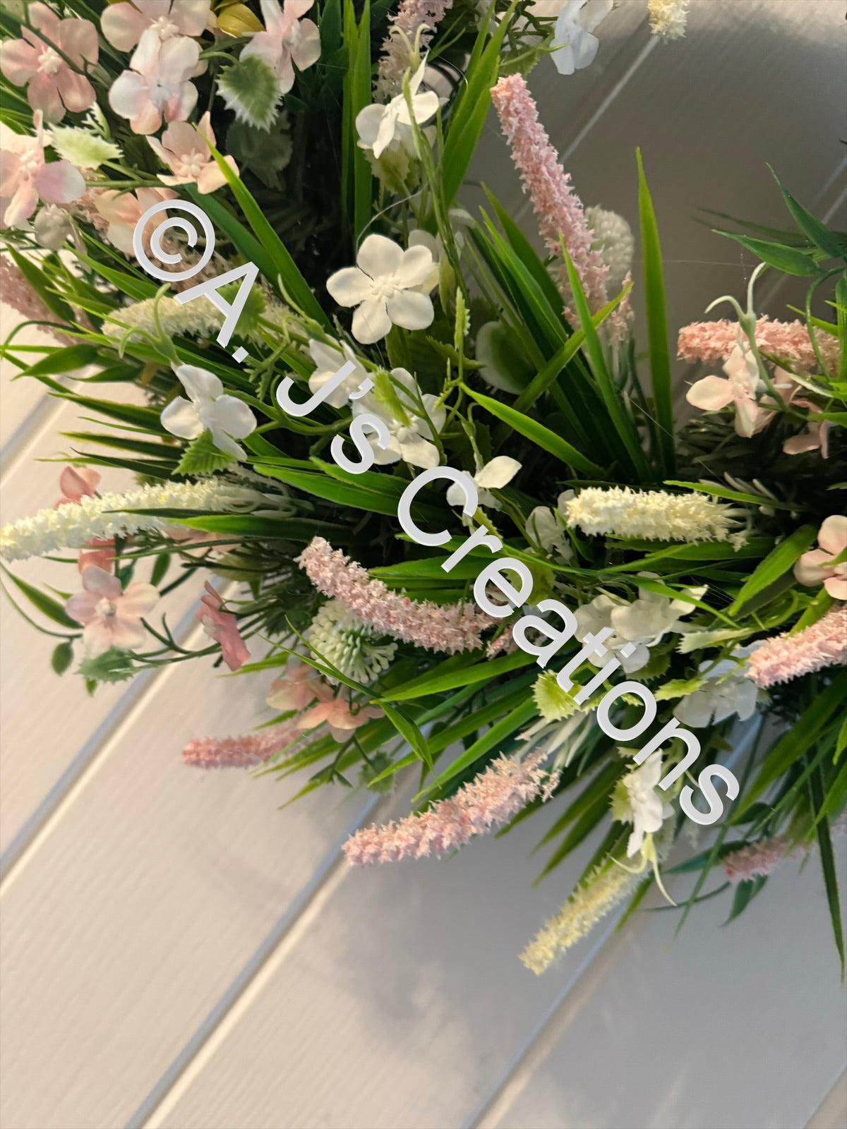 Seeded Lavender Wreath