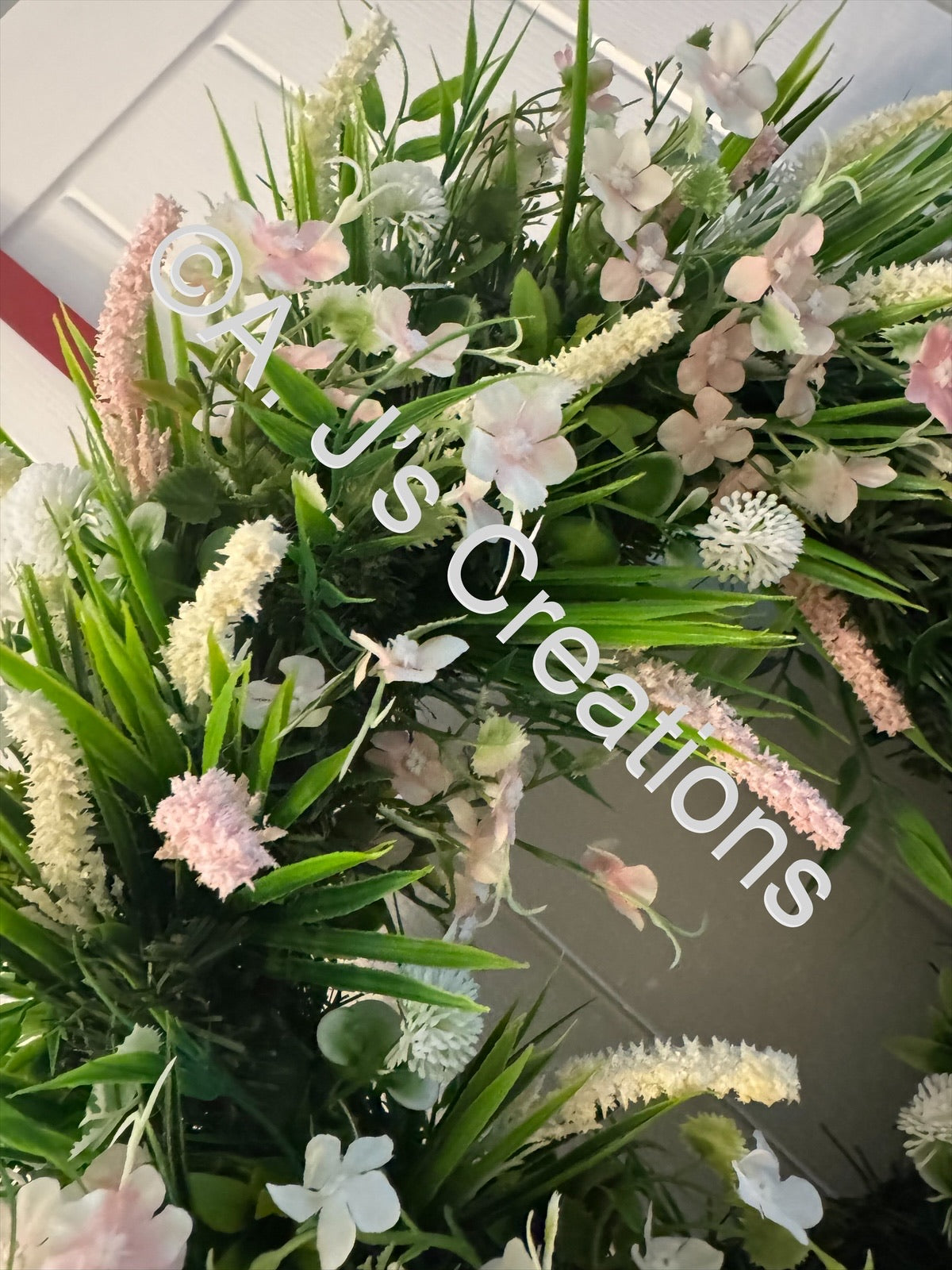 Seeded Lavender Wreath