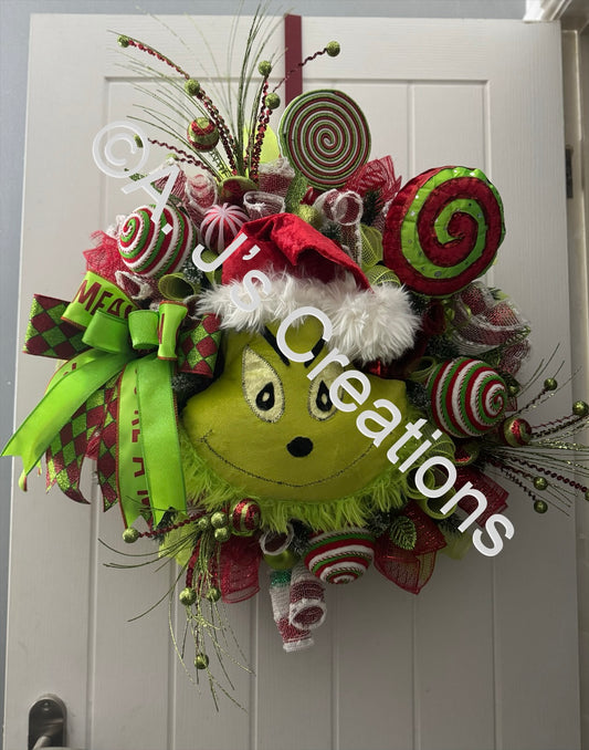 Green Monster Wreath