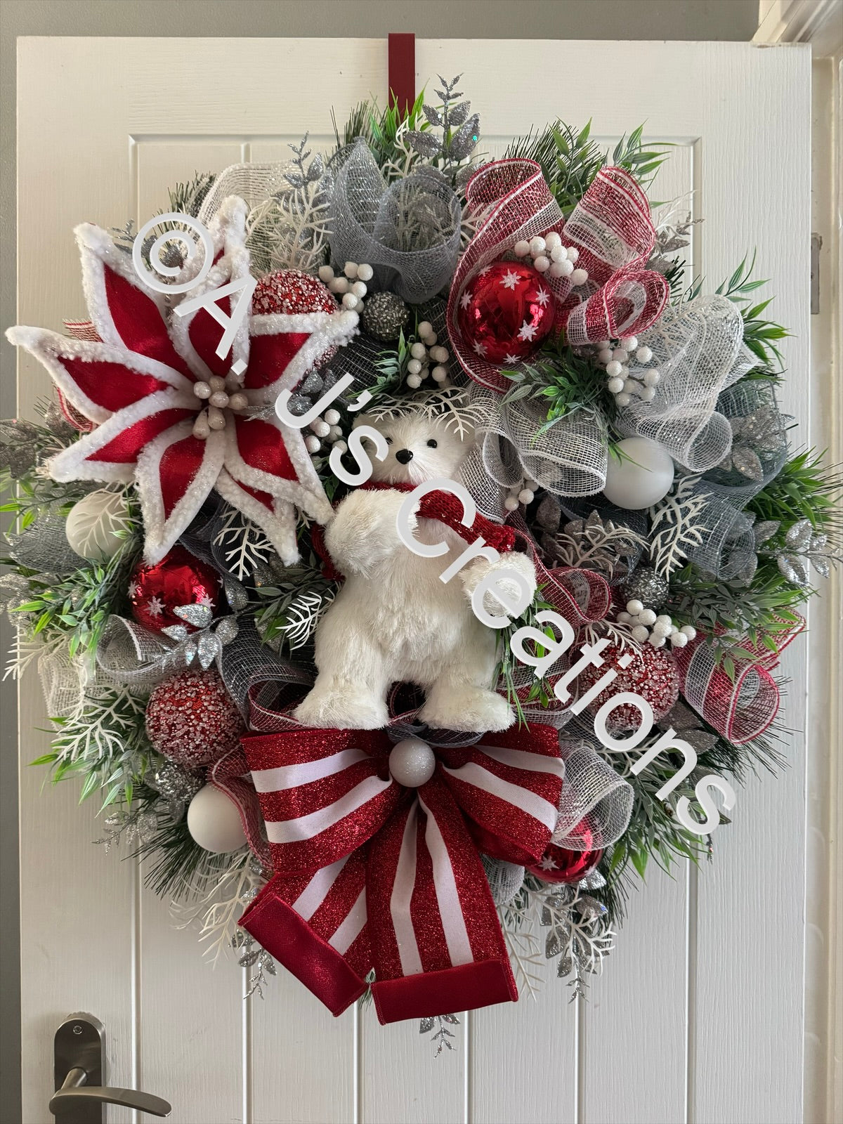 Polar Bear Wreath