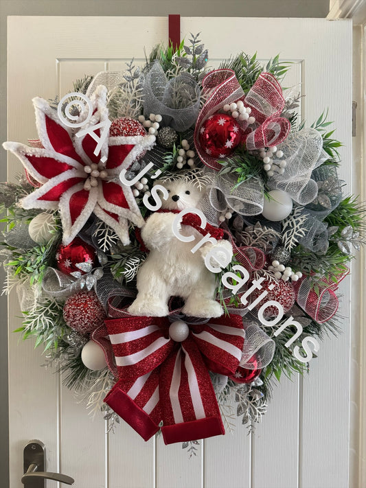 Polar Bear Wreath