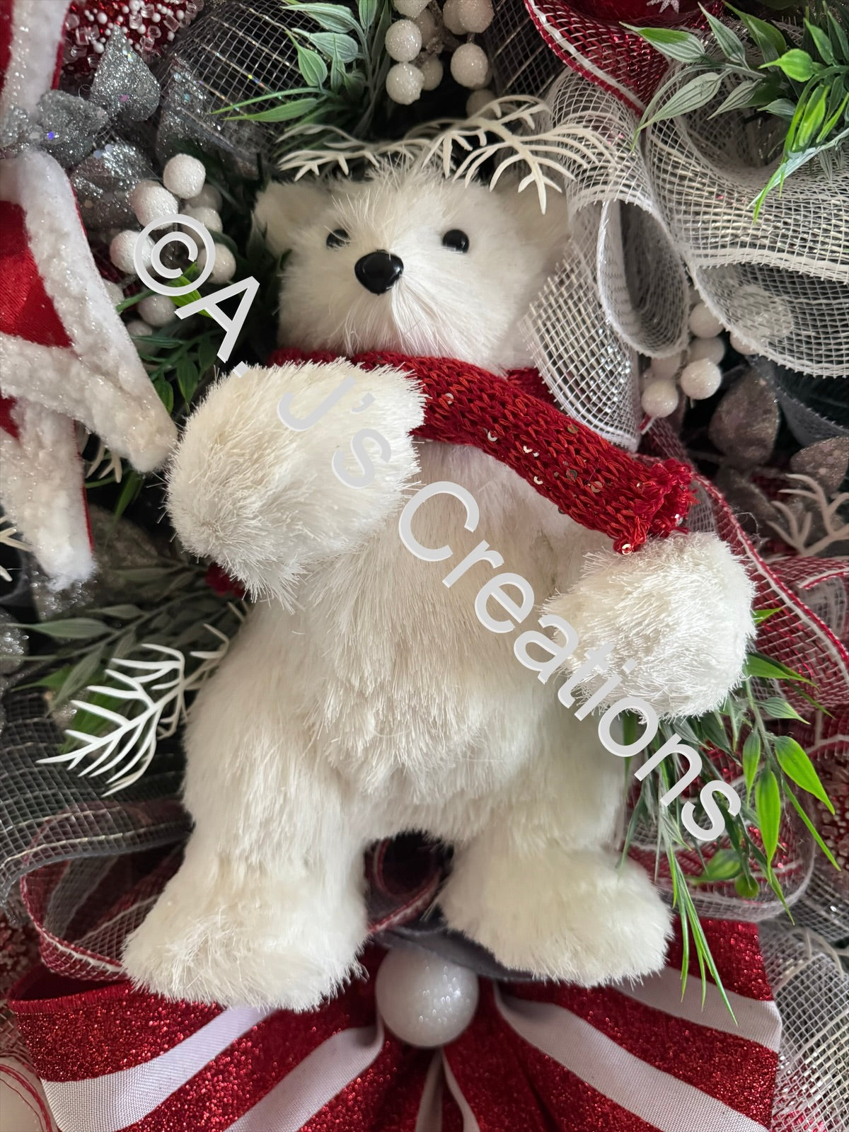 Polar Bear Wreath