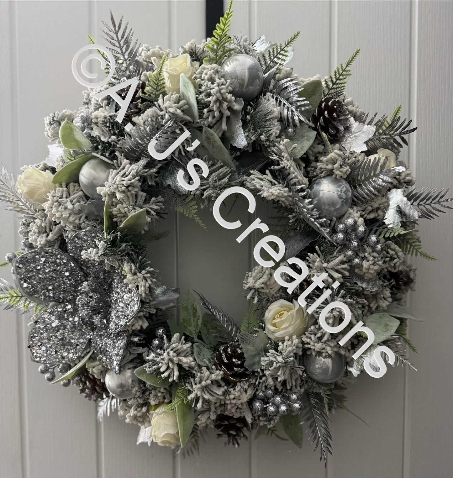 Crystal Flower Wreath