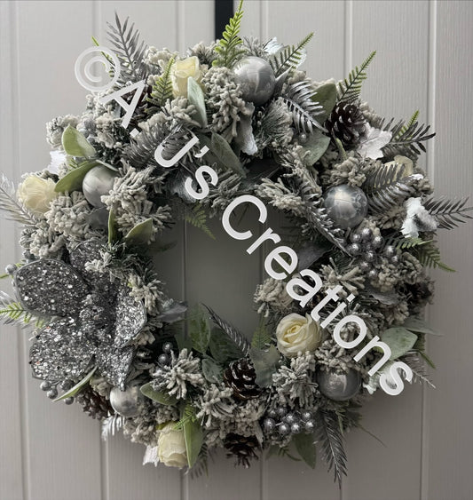 Crystal Flower Wreath
