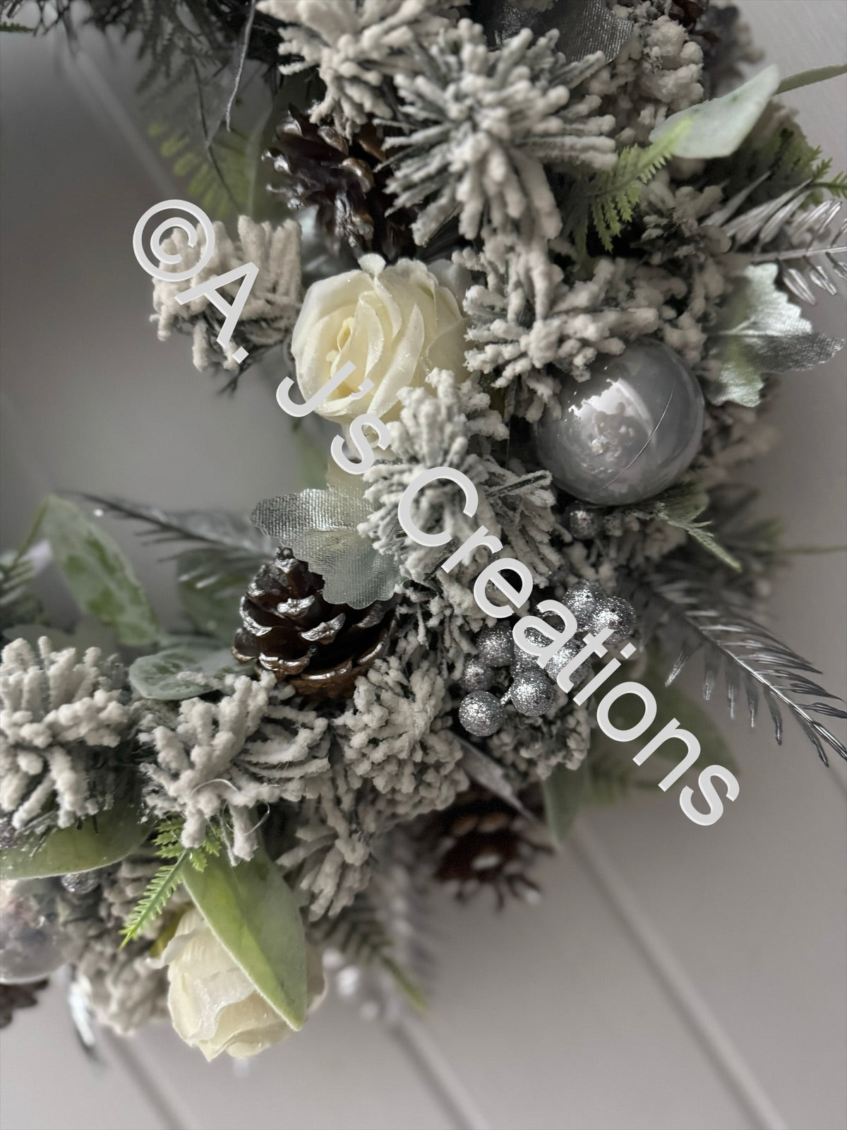 Crystal Flower Wreath