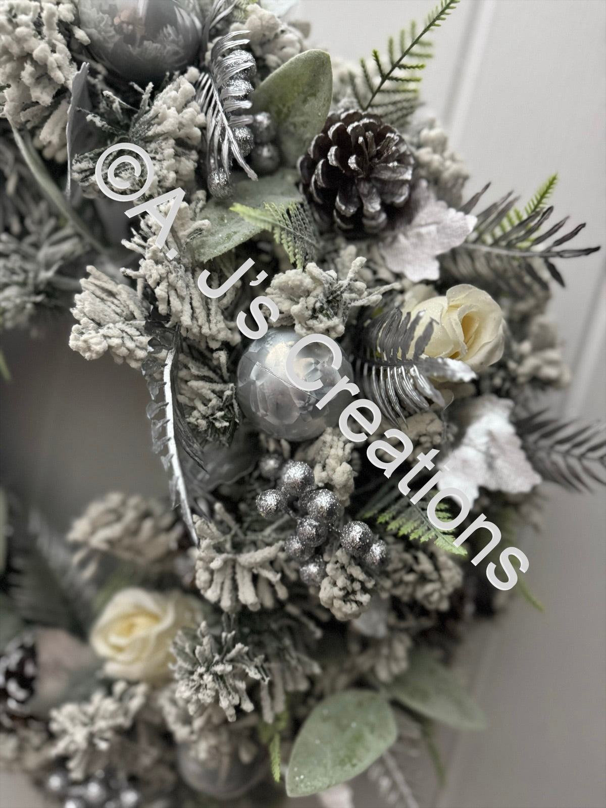 Crystal Flower Wreath