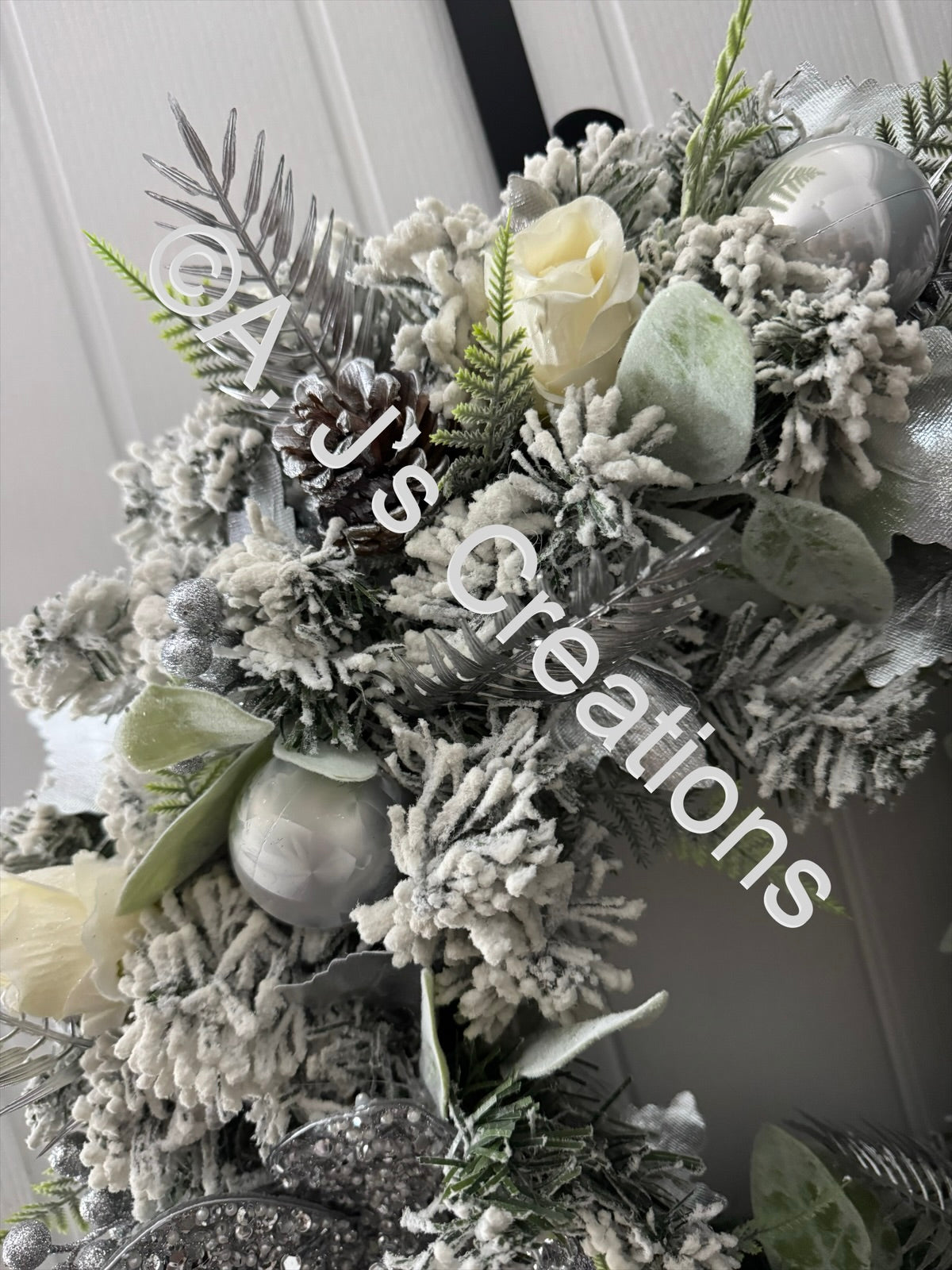 Crystal Flower Wreath