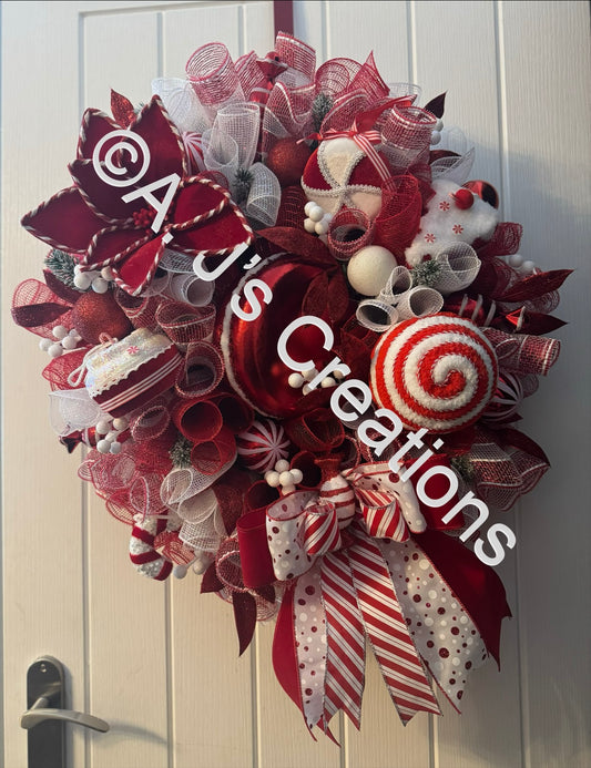 Candycane Wreath