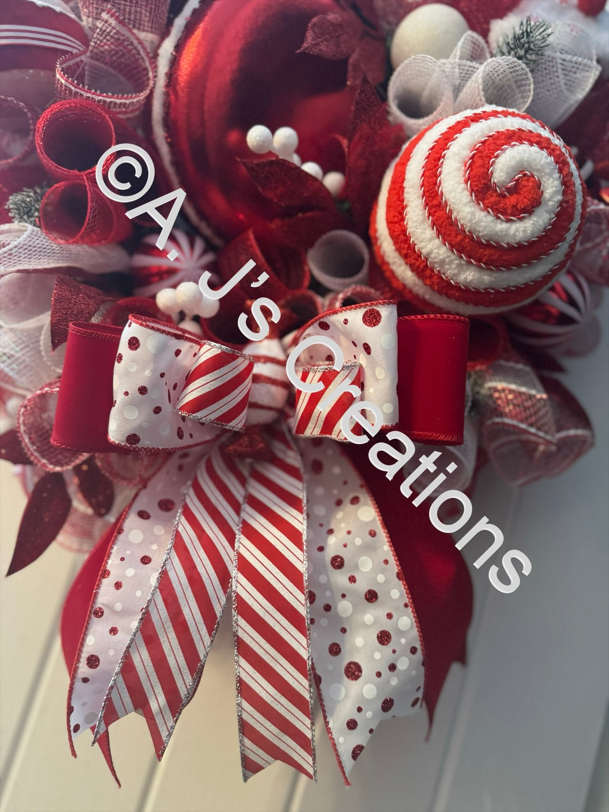 Candycane Wreath