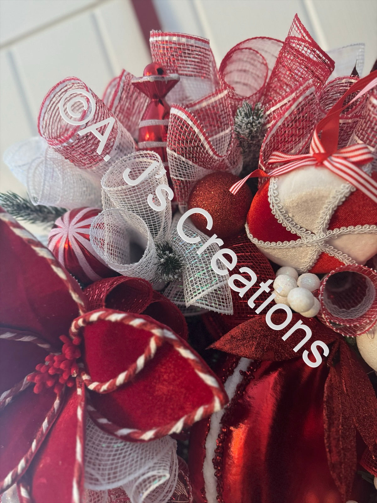 Candycane Wreath