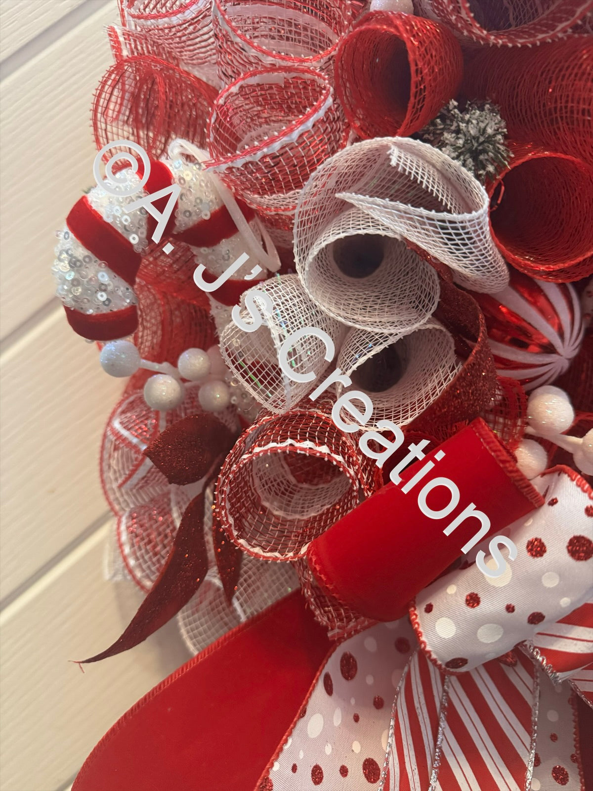 Candycane Wreath