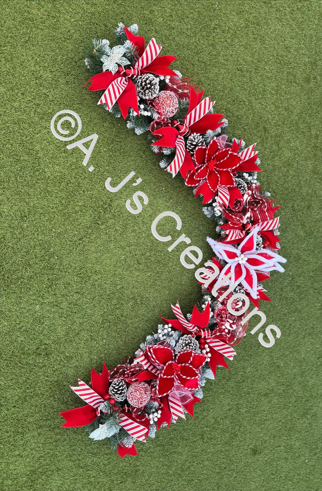 6ft Candy Cane Garland