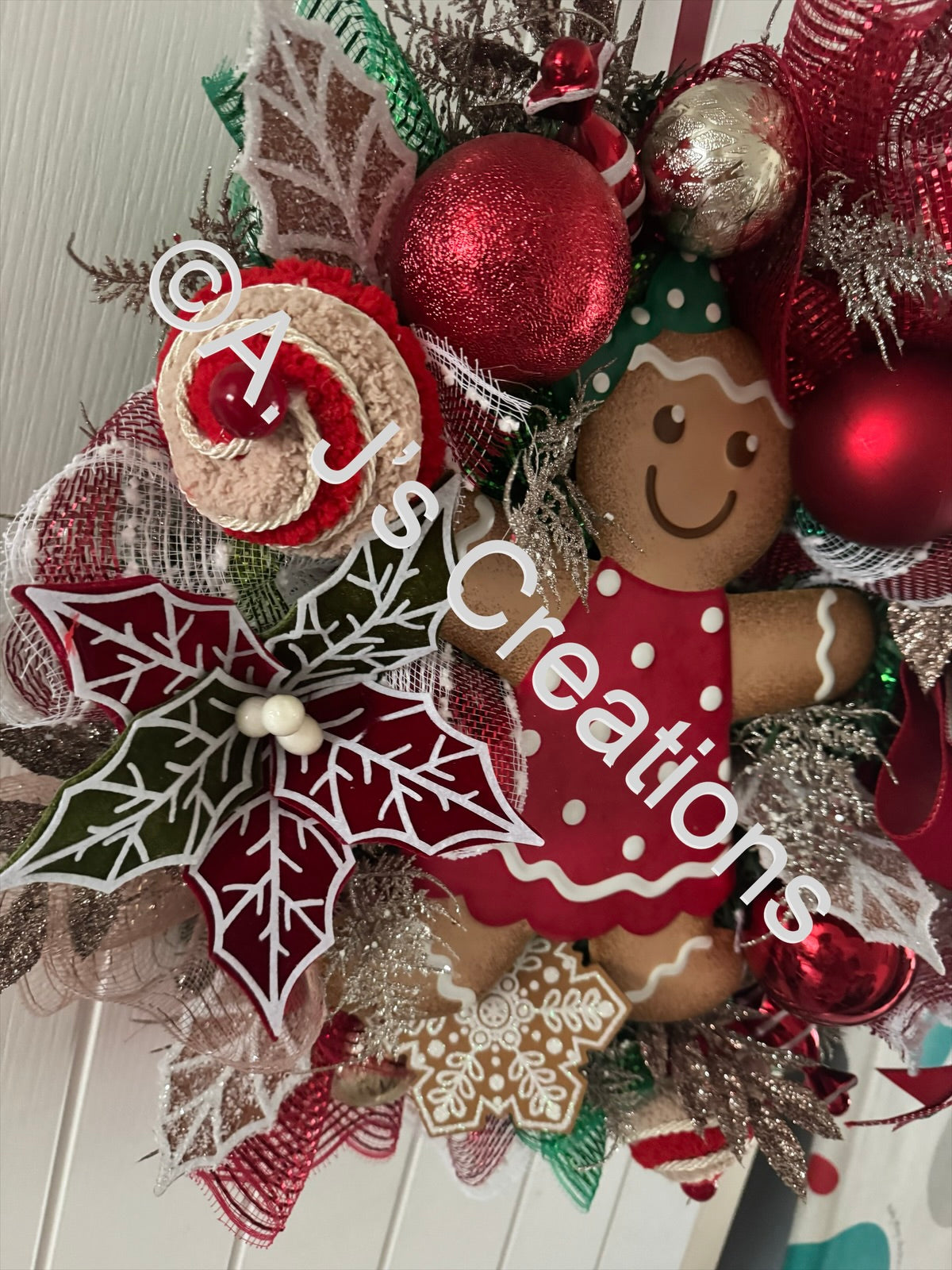 Gingerbread Girl Wreath