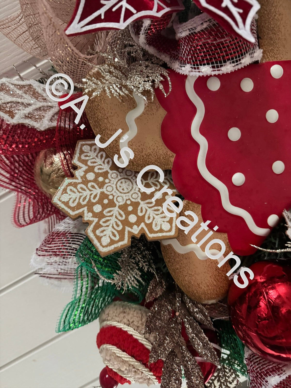 Gingerbread Girl Wreath
