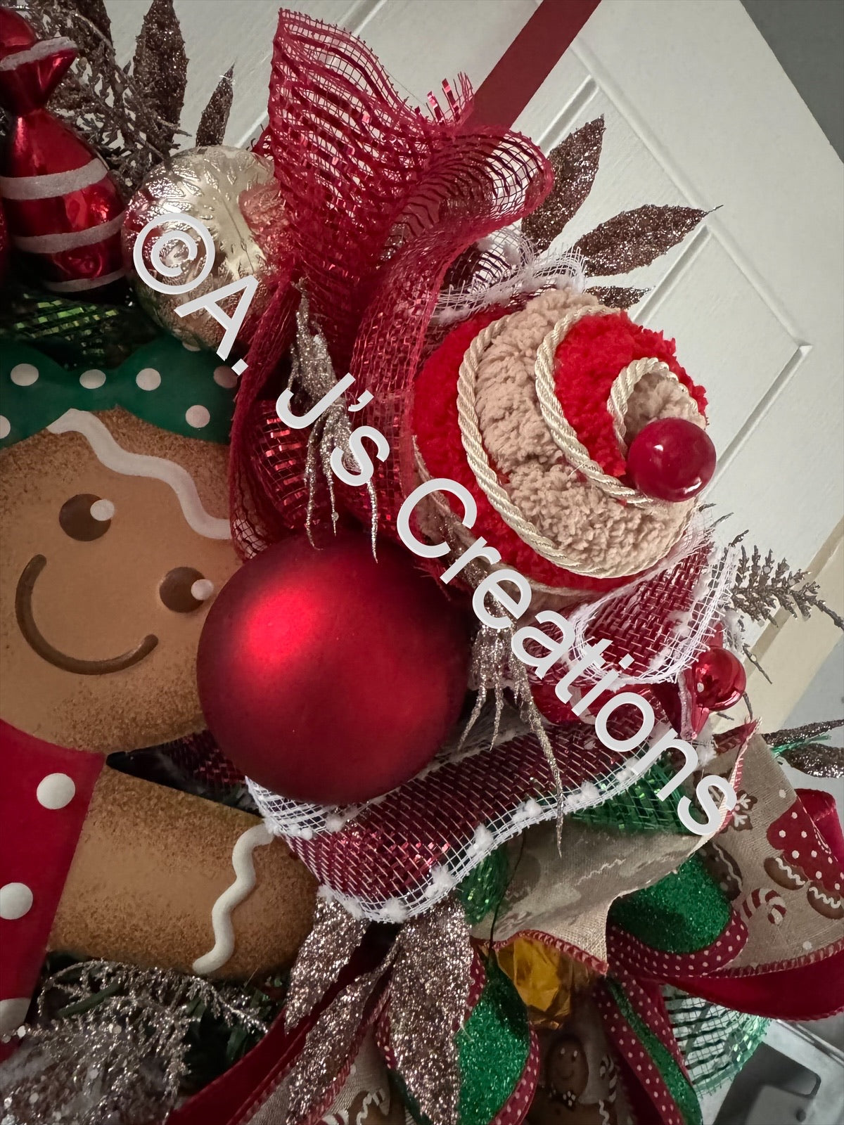 Gingerbread Girl Wreath