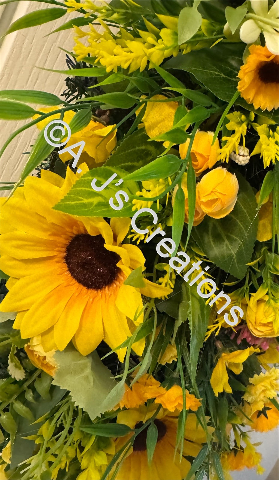 Sunflower Swag