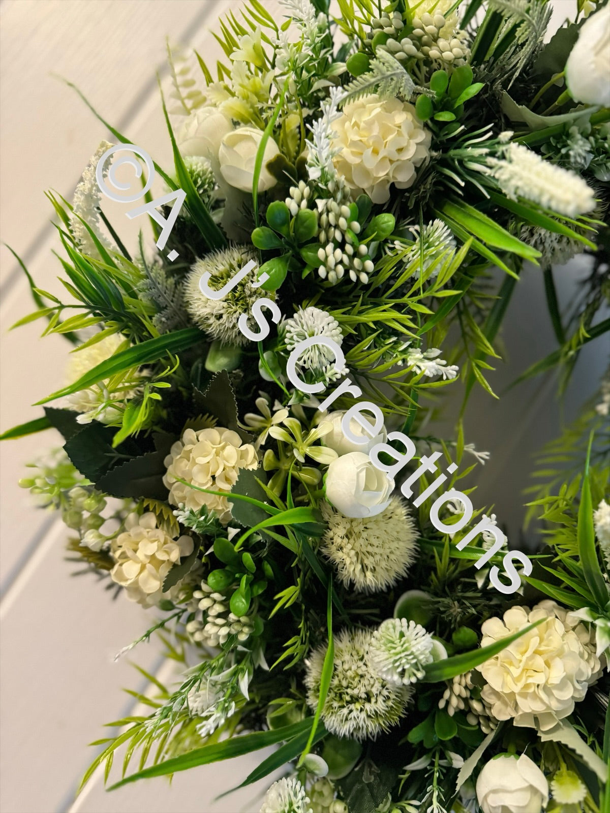 Ivory Rustic Wreath