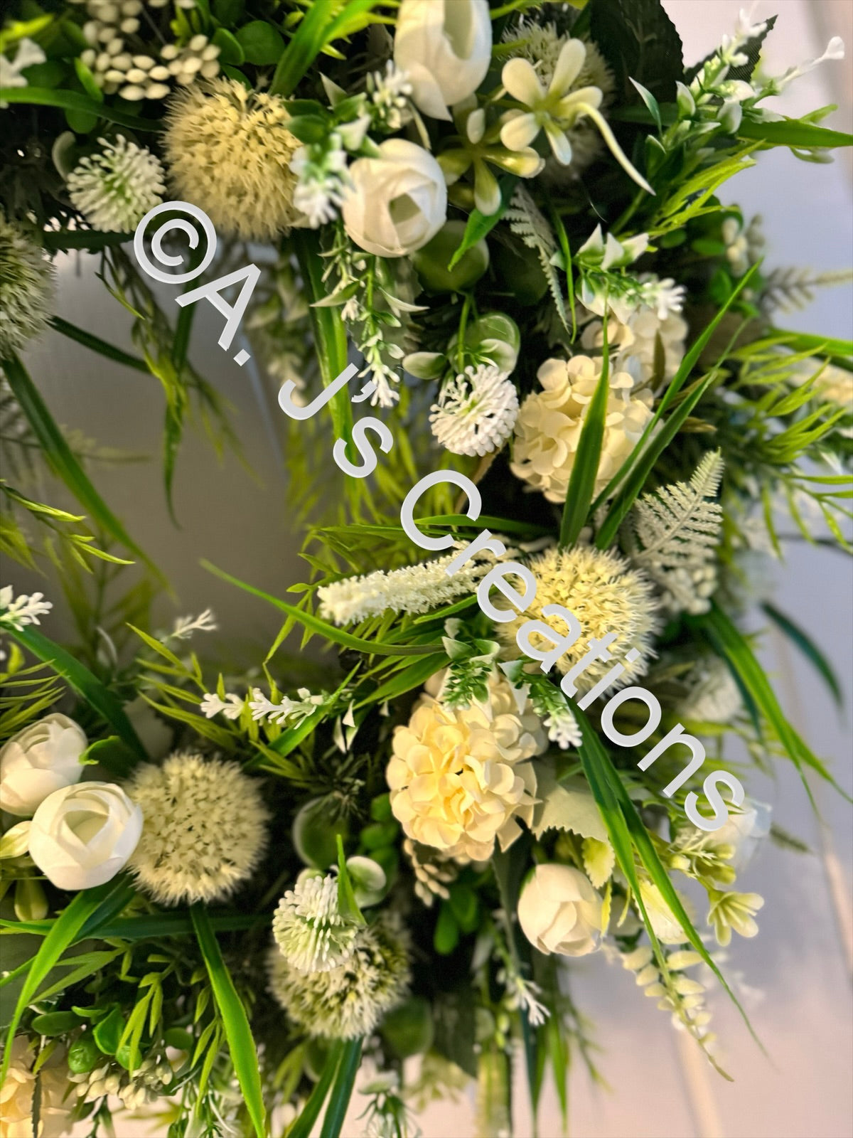 Ivory Rustic Wreath