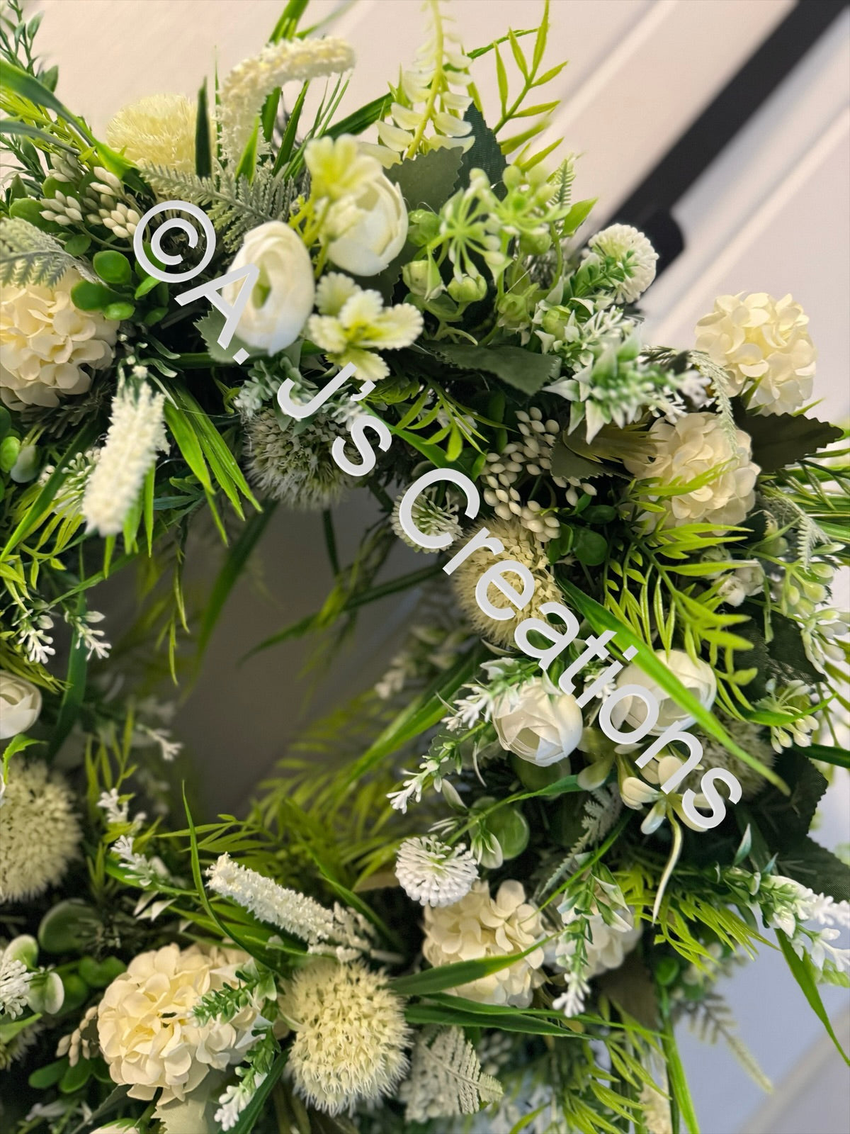 Ivory Rustic Wreath
