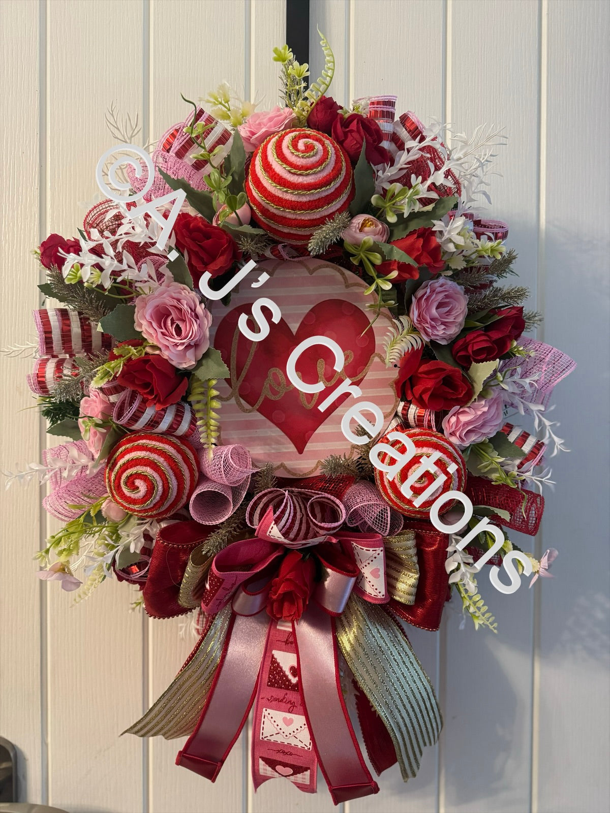 “Love” Valentines Wreath