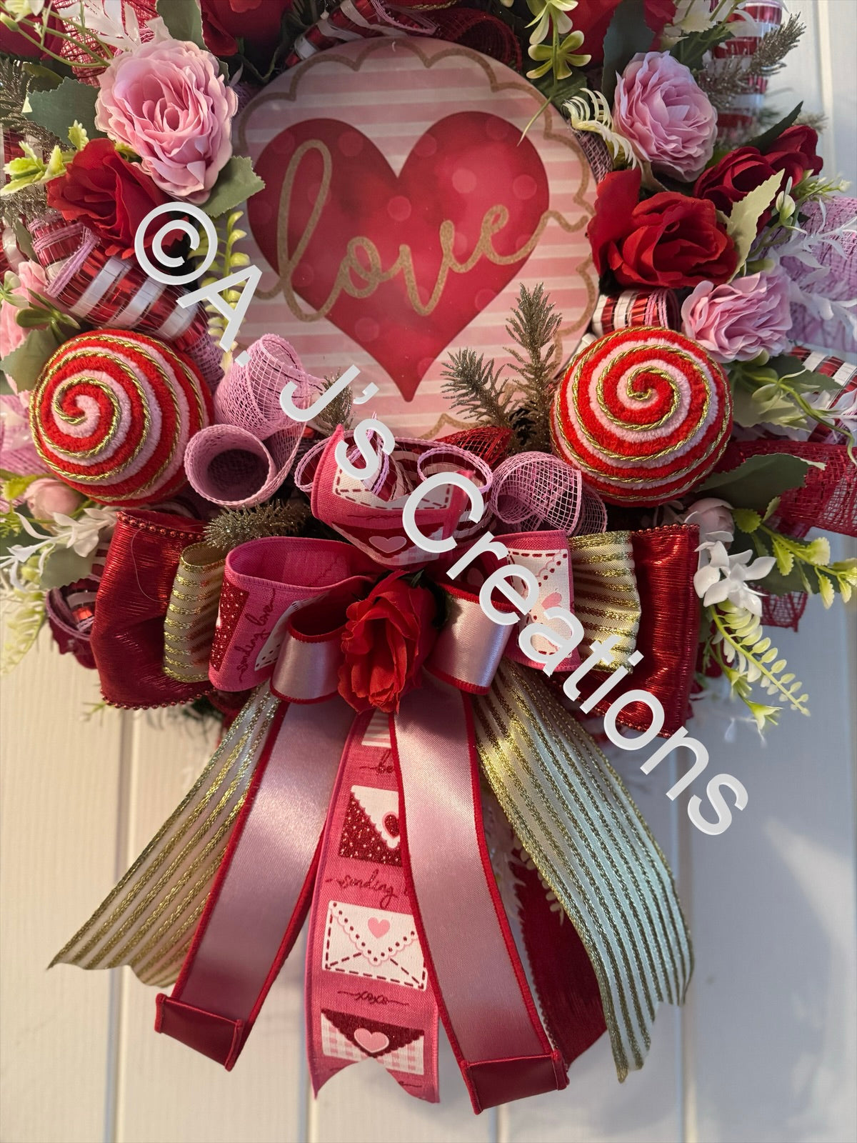 “Love” Valentines Wreath