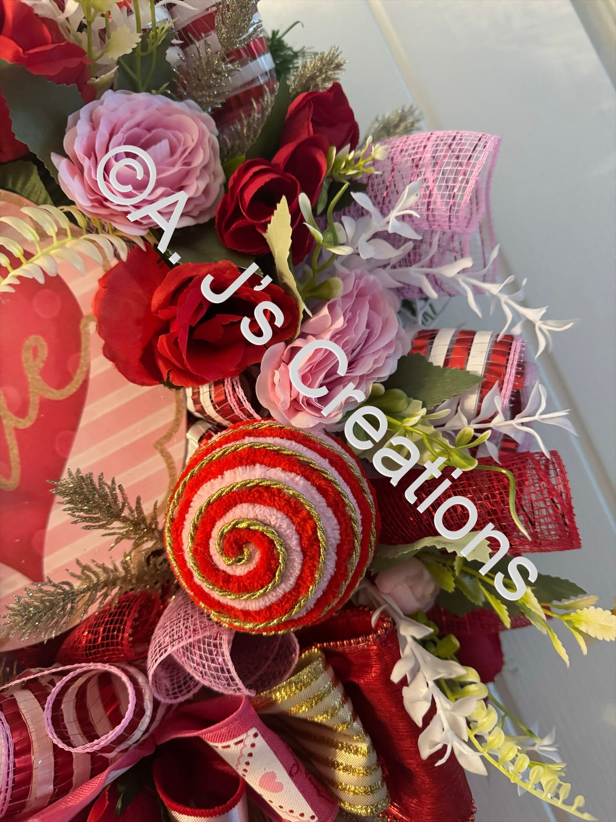“Love” Valentines Wreath