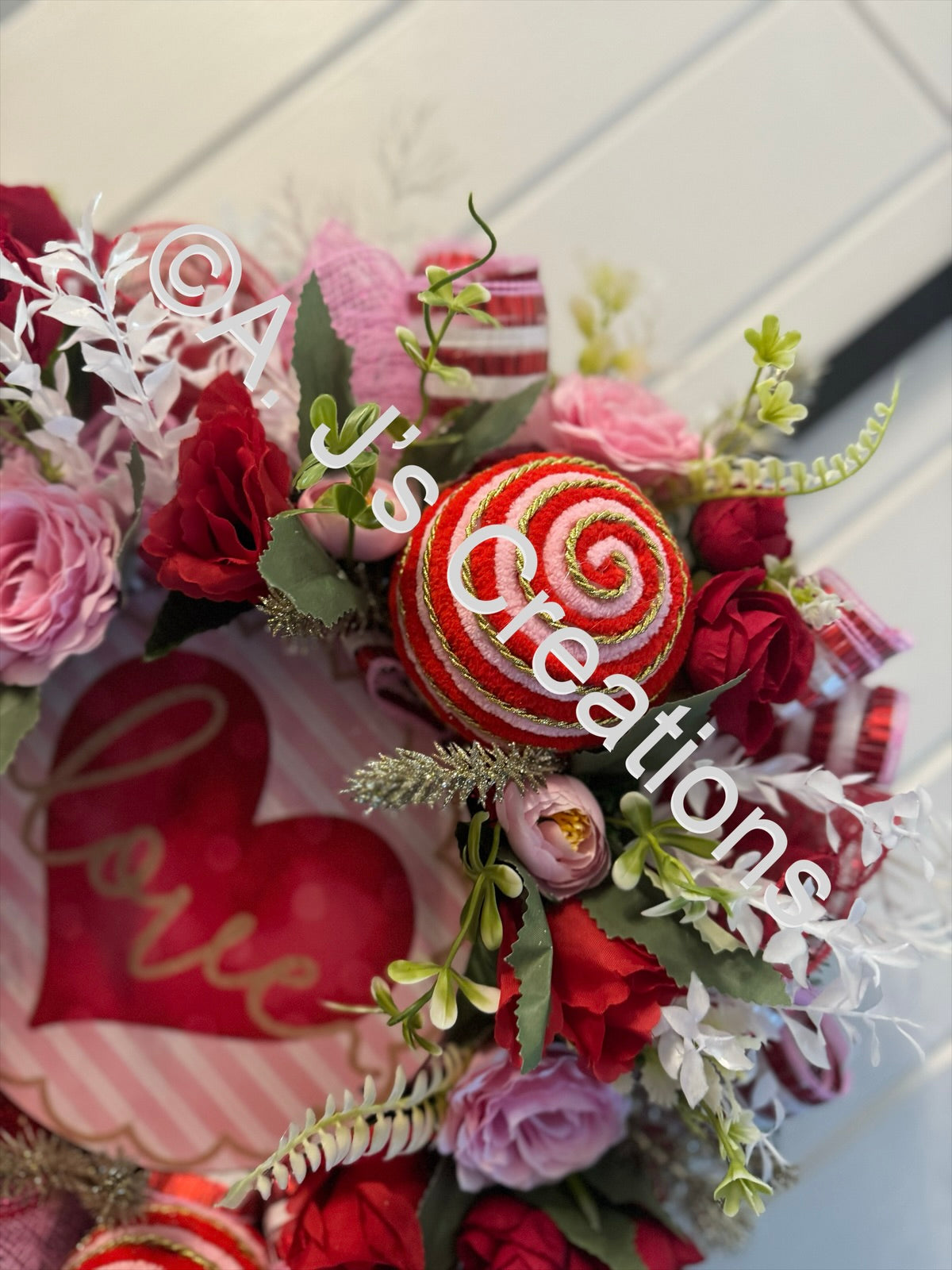 “Love” Valentines Wreath