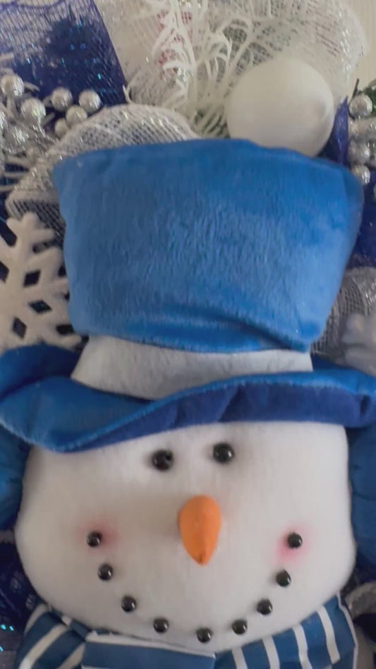 Snowman Wreath