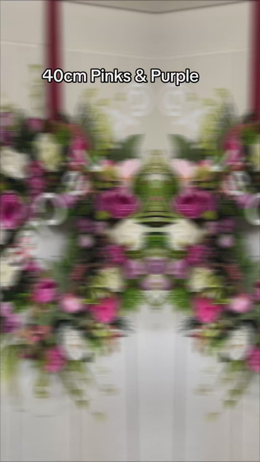 Custom Order 40cm Floral Wreath